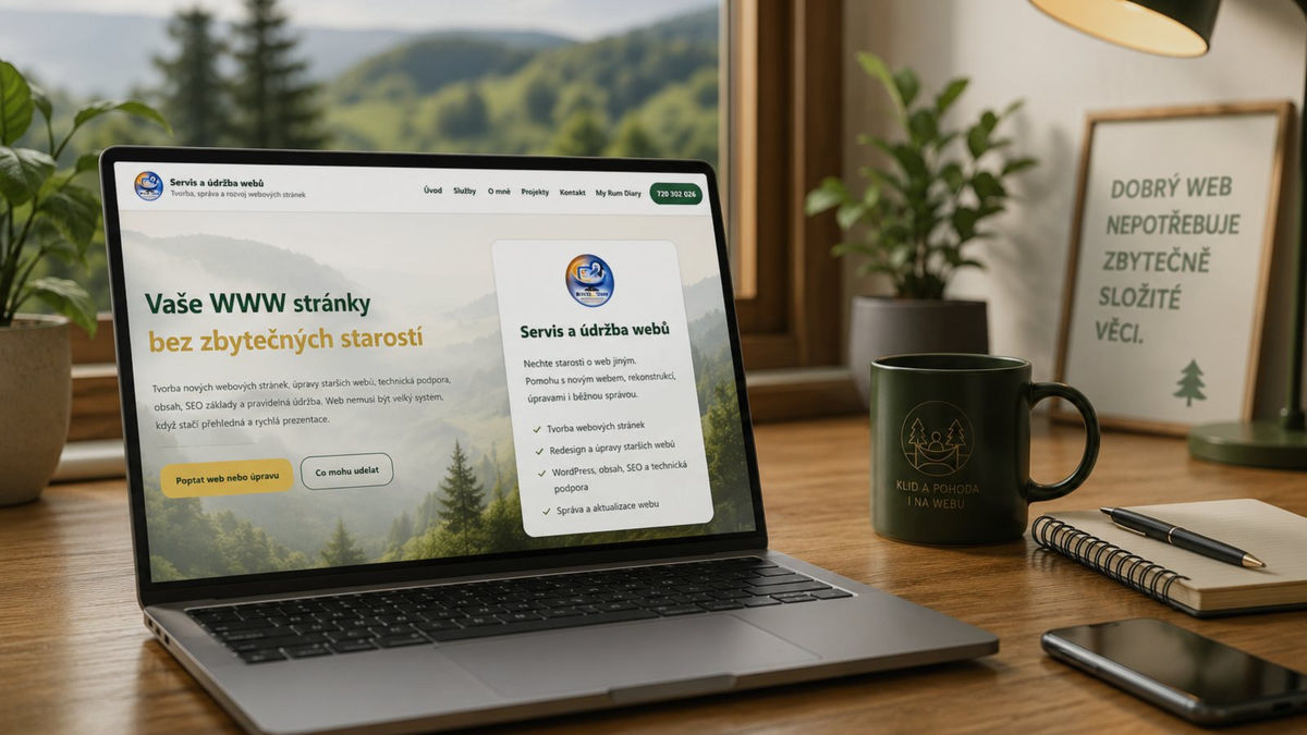 Servis a údržba webů – tvorba a správa webových stránek
